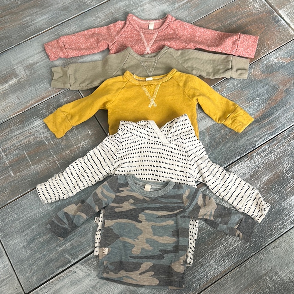 Childhoods Clothing - Winter baby tops bundle!